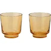 Muuto Wasserglas Raise Burnt Orange 200 ml (2er-Set)