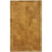 Hendi Servierbrett aus Eichenholz, Hirnholz,, 325x265x(H)30mm