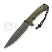Spartan Blades Harsey Difensa, Black/Green, Black Kydex