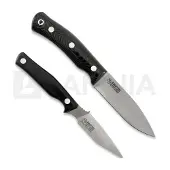 Casström Swedish Hunters Combo Doppelmesser, Black Micarta