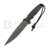 Spartan Blades Harsey Clandestina Messer, Black, Kydex
