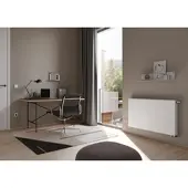 Kermi x-flair Plan-Kompaktheizkörper, Typ 22, RAL 9016 seidenglanz, 405x1805x102 mm, 10 bar, mit Abdeckung, 902 Watt