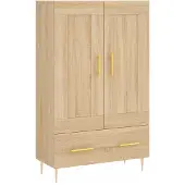 vidaXL Highboard Sonoma-Eiche 69,5x31x115 cm Holzwerkstoff