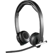 Logitech Wireless Headset Dual H820e, Kabellos, Büro/Callcenter, 150 - 7000 Hz, 128 g, Kopfhörer, Schwarz