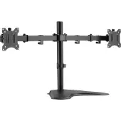 Equip 17"-32" Economy-Monitor/LCD-Tischfußhalterung, 16 kg, 43,2 cm (17"), 81,3 cm (32"), 75 x 75 mm, 100 x 100 mm, Schwarz