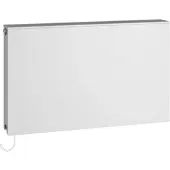 Kermi x-flair Line-Kompaktheizkörper, Typ 33, 505x1605x157 mm, weiß RAL 9016 seidenglanz, 1288 Watt, 10 bar, mit Abdeckung