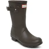 Hunter Gummistiefel Damen Original Short Boot Shore / Chocolate Brown-Schuhgröße 40 - 41