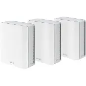 Asus ZenWiFi BT8 BE9500 – 3er Pack weiß, Weiß, Intern, Mesh-Router, Leistung, 800 m², Tri-Band (2,4 GHz/5 GHz/6 GHz)
