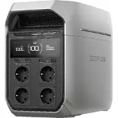 EcoFlow DELTA 3 Plus, AC, Zigarettenanzünder, Solar, 1024 Wh, 1800 W, 1500 W, 3600 W, 1000 W