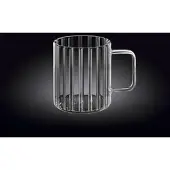 Wilmax England Wilmax Doppelwandige Thermoglas-Tasse mit Henkel – 300 ml, 6er Set