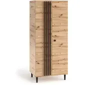 Masseno Drehtürenschrank ARTIANO 80/196/56cm 2-türig Eiche Artisan