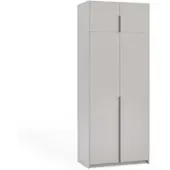 Masseno Drehtürenschrank AMARA 100/250/58cm 2-türig Kaschmir
