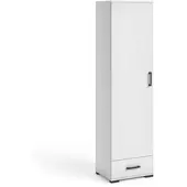Masseno Drehtürenschrank ALBANO 50/186/40cm 1-türig Weiß