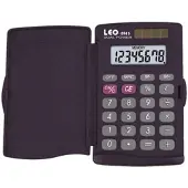 Leo Taschenrechner grau