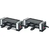 Rotel Set mit 2 vernetzbaren Raclette-Geräten von für 2 Personen