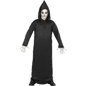 Magni Kinderkostüm Sensenmann Gr.116 Robe mit Kapuze