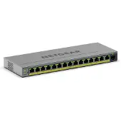 Netgear GS116EP, Managed, L2/L3, Gigabit Ethernet (10/100/1000), Power over Ethernet (PoE)