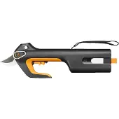 Fiskars Professionelle, kabellose elektrische Gartenschere (nur Gerät) mit austauschbarem 12V-4Ah-Akku, 4000 Schnitte, 30 mm Schnittdurchmesser