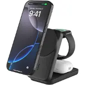 Belkin Qi2, Drinnen, USB, Kabelloses Aufladen, 1,5 m, Schwarz