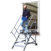 Euroline 514 Anstieg 45° 600mm Stufenbreite 2 Stufen Stahl Gitterrost