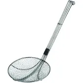 Schneider Frittierschaufel Edelstahl Ø 200 mm 560 mm mit verstärktem Drahtgriff
