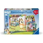 Ravensburger Kinderpuzzle 3x49 Teile - Bluey - Erinnerungen schaffen