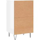 vidaXL Sideboards 2 Stk. Hochglanz-Weiß 40x35x70 cm Holzwerkstoff