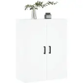 vidaXL Wandschrank Weiß 69,5x34x90 cm Holzwerkstoff