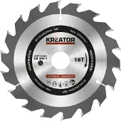 Kreator Kreissägeblatt Ø 130 x 20 x 2 mm 18 Zähne Holzsägeblatt + 4 Reduzierringe