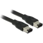 DeLOCK FireWire A/A, 1.0m, Grau, Männlich/Männlich, 1 m