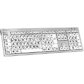 Logickeyboard Largeprint - Tastatur - USB - QWERTZ