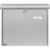 Burg wachter Briefkasten Comfort, Stahlblech verzinkt, silber