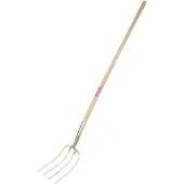 Freund Dunggabel Erntekönig Zinken-L.310mm 4 Zinken norddeutsch geschmiedet,m.Stiel