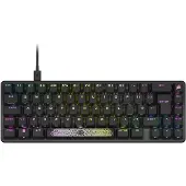 Corsair K65 PRO MINI, Kabelgebunden, USB, Optomechanischer Schlüsselschalter, QWERTZ, RGB-LED, Schwarz