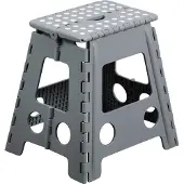 Kesper Klapphocker31x22x39cm hellgrau
