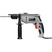 BRÜDER MANNESMANN 12507-13 Schlagbohrmaschine, Netzbetrieb, 600 Watt, 13 mm Bohrleistung in Stahl, variable Geschwindigkeit, Rechts-/Linkslauf