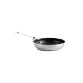 KitchenAid PAN 24 CM 4895156671824 Bratpfanne, 24 cm max. Durchmesser, Edelstahl, Induktionsherd-geeignet, Antihaftbeschichtung