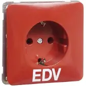 PEHA by Honeywell Peha Steckdose SCHUKO rot D 80.6511 EDV