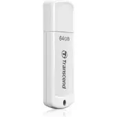 Transcend JetFlash 370 - USB-Flash-Laufwerk - 64 GB - USB 2.0 - weiß