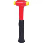 Ks Tools 117.1126, Rückschlagfreier Hammer, Poliamid, Schwarz, Rot, 30 cm, 560 g, 2,5 cm