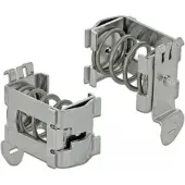 DeLOCK Schirmklemme für Hutschiene - Kabeldurchmesser 10 - 20 mm