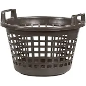 Lockweiler 496-28 Kunststoff Kartoffelkorb Tragkraft bis 28 kg schwere Qualität, braun