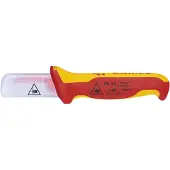 Knipex Kabelmesser Länge 180mm VDE-isoliert Klingenlänge 150mm SB - 98 54 SB