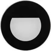 Brumberg Wall Kit68 Einbaulampe flach rund schwarz