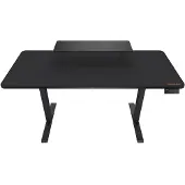 Cougar Gaming Schreibtisch E-Star 140, Gerade, Rechteckige Form, Gaming, Schwarz, Schwarz, Schwarz