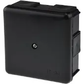 Elektro-Plast EPN-Verteilerkasten – 90 x 90 x 40 mm – Schwarz – IP55