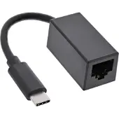 InLine USB 3.2 Netzwerkadapter Kabel, Gigabit Netzwerk, USB-C, Schwarz, 20 mm, 140 mm, 20 mm, 16 g, 1 Stück(e)