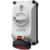 MENNEKES 5602506G Wandsteckdose DUO 16A5P6h 400V