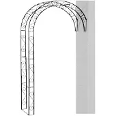 Siena Garden Rosenbogen 'Cambridge', Siena Garden aus Metall, B130 x T35cm x H245cm