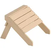 HOME DELUXE Hocker FAREA – Braun | Gartenmöbel Terrassenstuhl, Hocker